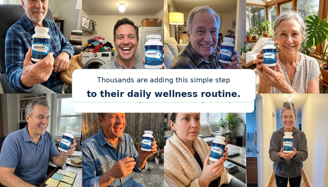 People adding Nervory to their daily wellness routine